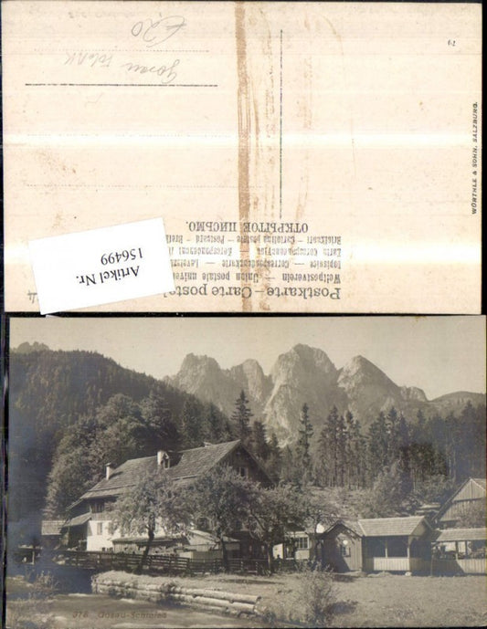 156499,Gosau Foto Ak Schmied Ansicht Haus