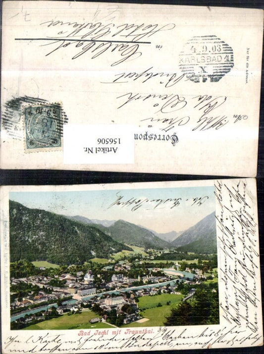 156506,Bad Ischl m. Traunthal Trauntal 1903 pub F E Brandt 360