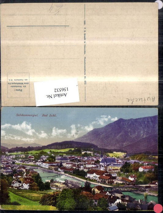 156532,Bad Ischl Salzkammergut pub F E Brandt 465