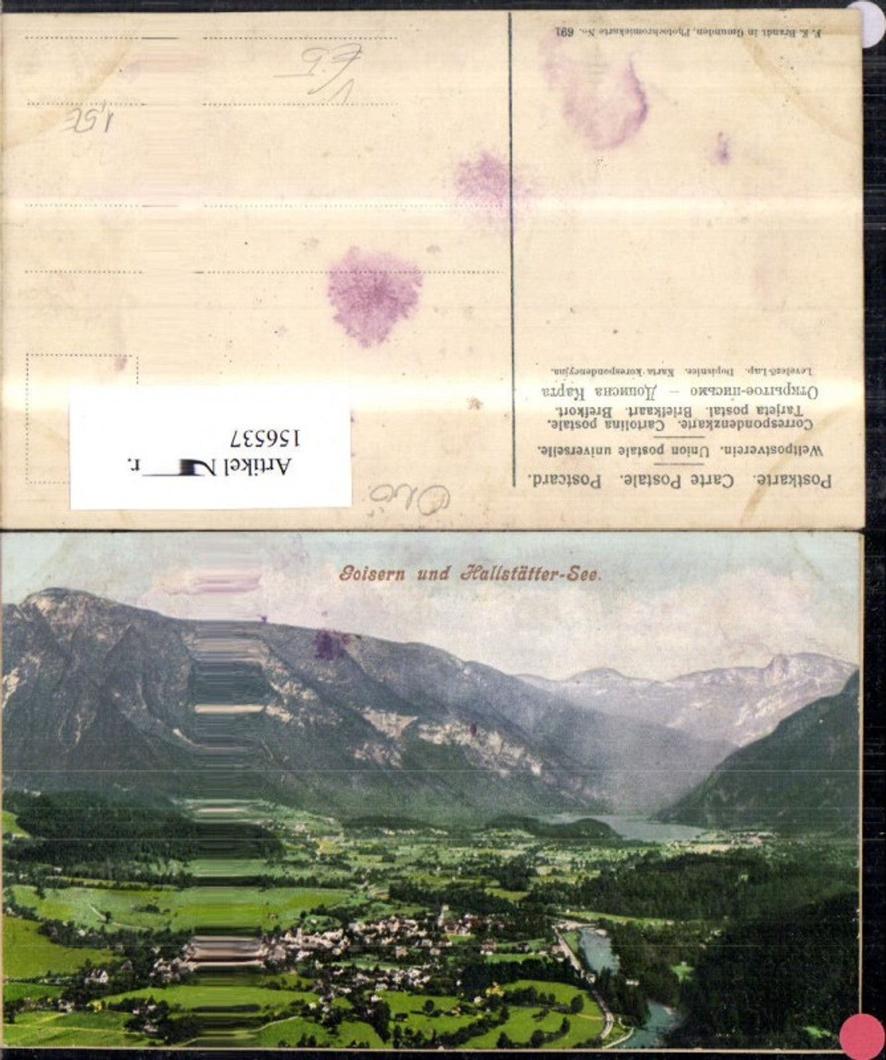 156537,Goisern a. Hallstättersee pub F E Brandt 691