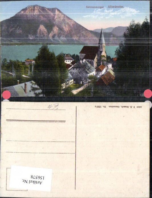156578,Altmünster Traunsee Salzkammergut pub F E Brandt 1203 c