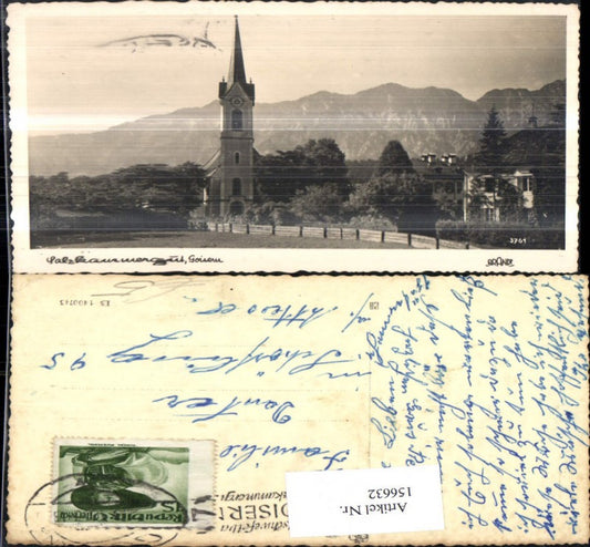 156632,Goisern Bad Goisern Ansicht m. Kirche Salzkammergut
