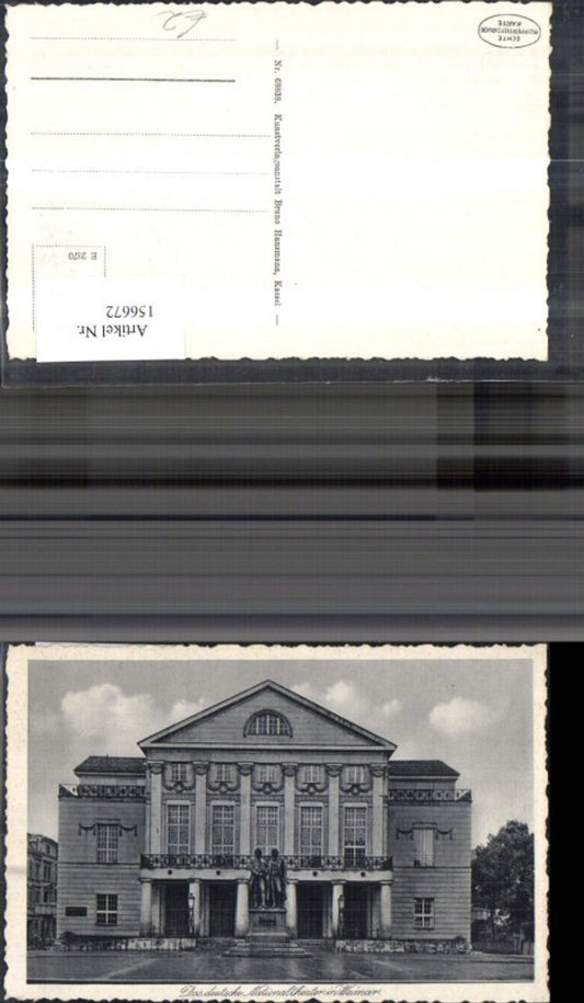 156672,Weimar Deutsches Nationaltheater Frontansicht