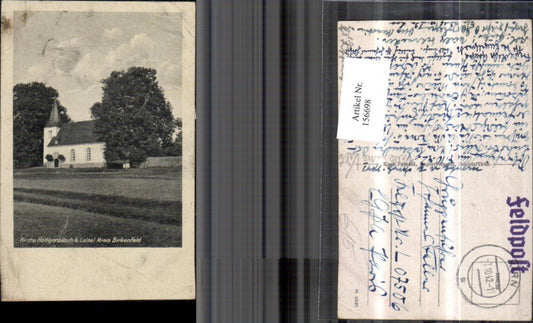 156698,Kirche Heiligenbösch b. Leisel 1942 Feldpost