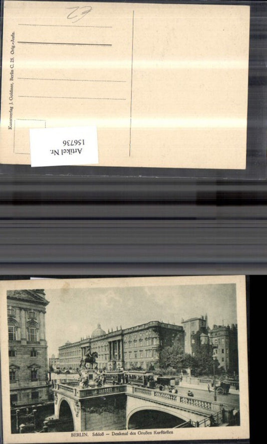 156736,Berlin Schloß Denkmal d. Großen Kurfürsten