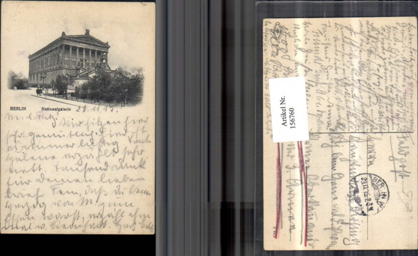 156760,Berlin Nationalgalerie 1915