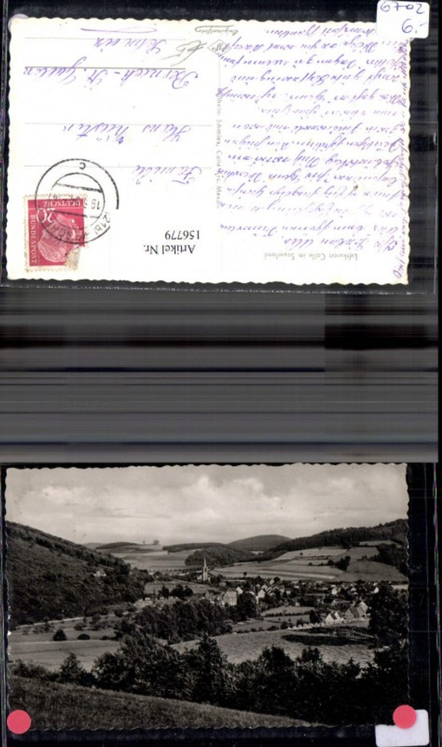 156779,Calle i. Sauerland 1954 Meschede