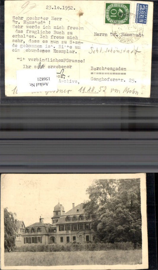 156821,Marburg Lahn Schloss Schönstadt