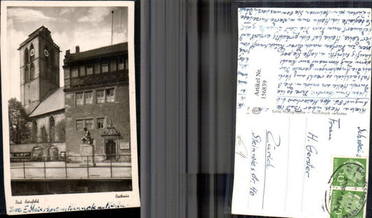 156839,Bad Hersfeld Rathaus 1956