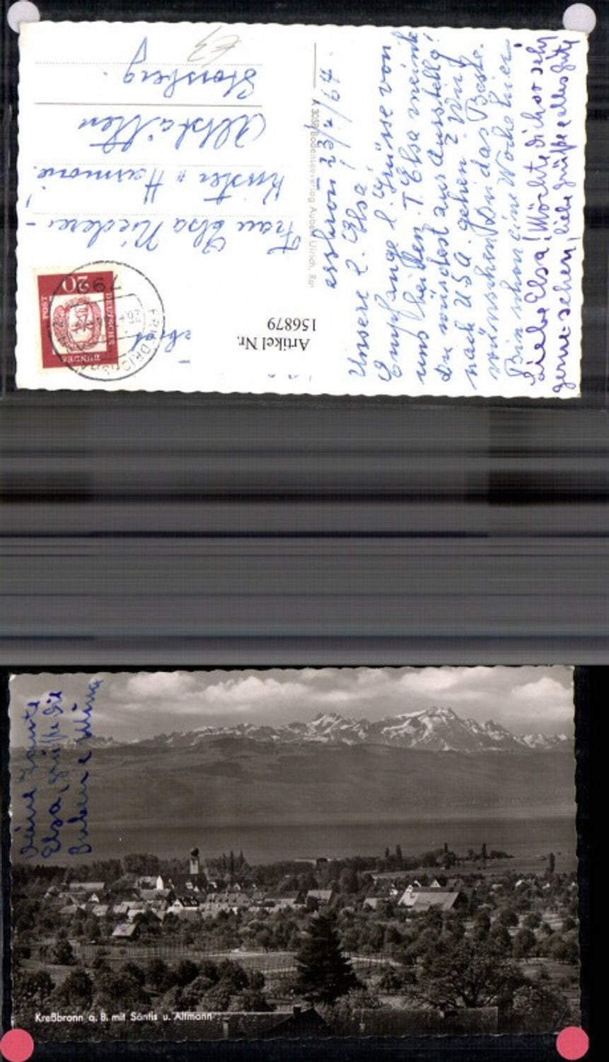156879,Kraßbronn a.B. Mit Säntis u. Altmann Ellenberg