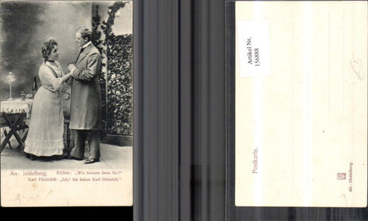 156888, Heidelberg Greeting Man Woman Wine Wine glass