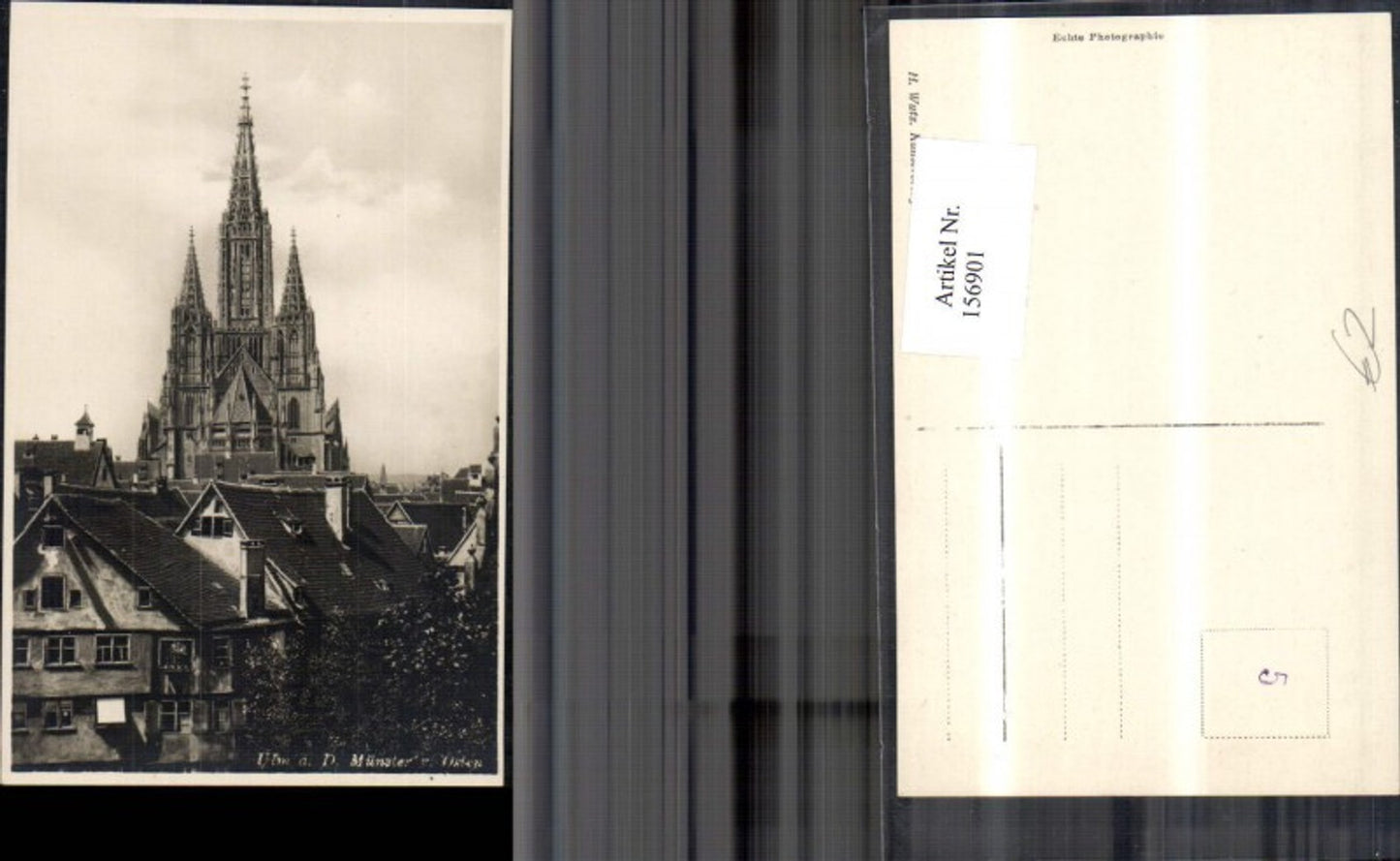 156901,Ulm a.d. Donau Münster Kirche Detailansicht