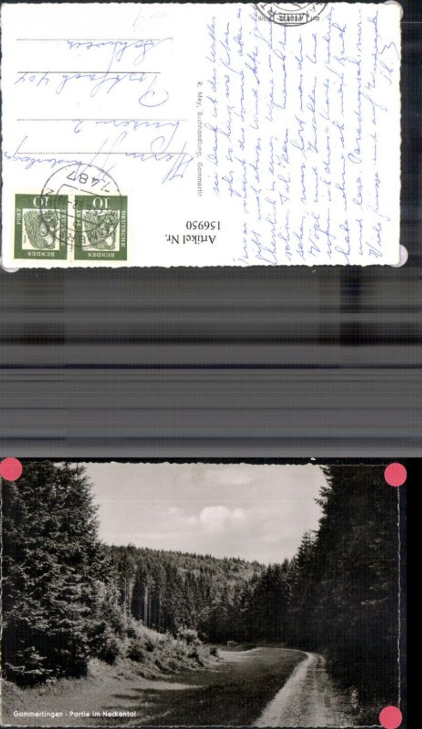 156950,Gammertingen Partie am Neckertal Tübingen