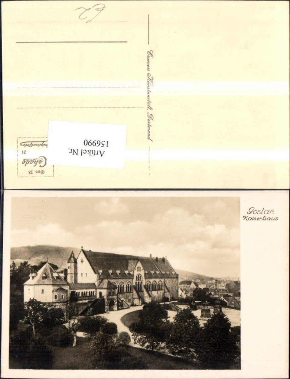 156990,Goslar Kaiserpfalz Kaiserhaus