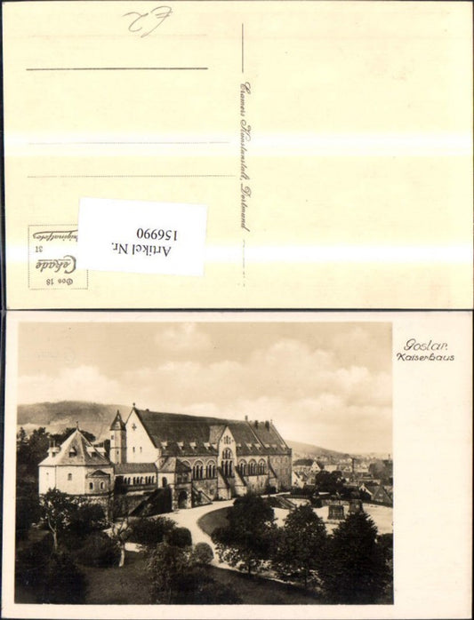 156990,Goslar Kaiserpfalz Kaiserhaus