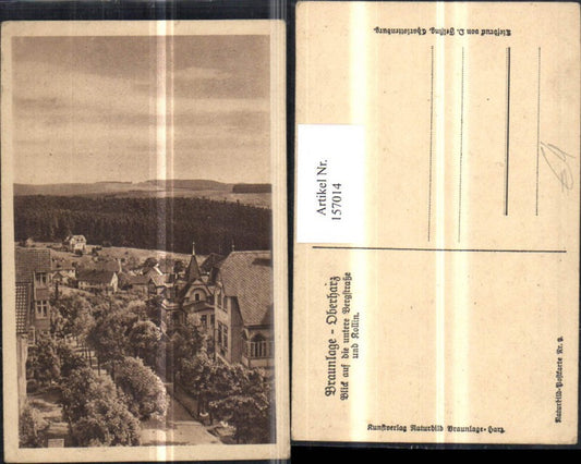 157014,Braunlage Oberharz Blick a. d. Untere Bergstrasse