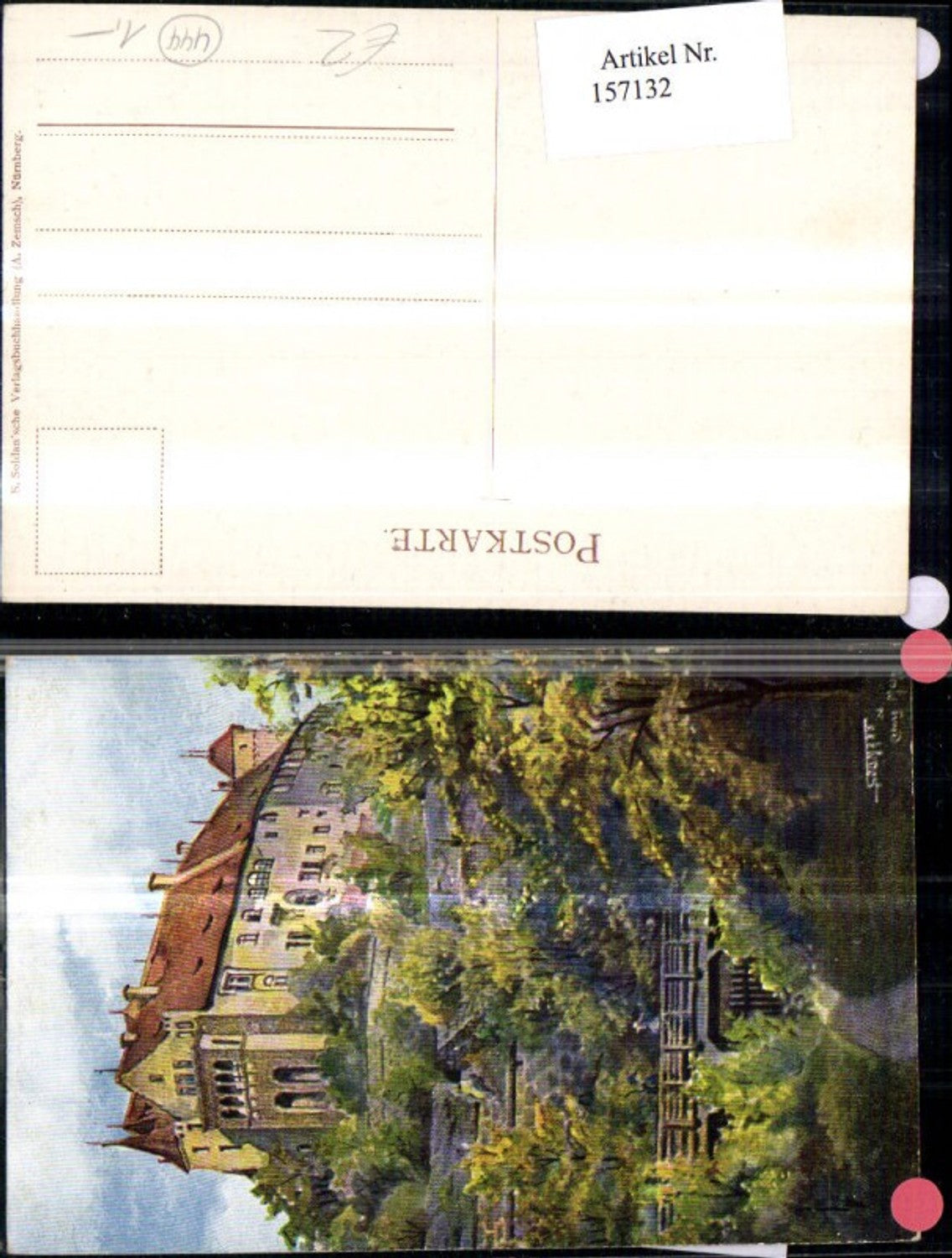 157132,Nünberg Burg Künstler Ak
