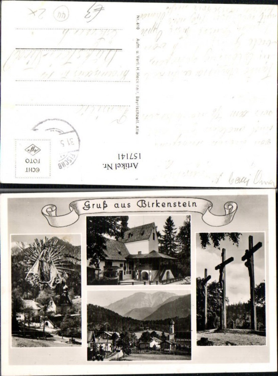157141,Birkenstein Mehrbild Ak Fischbachau