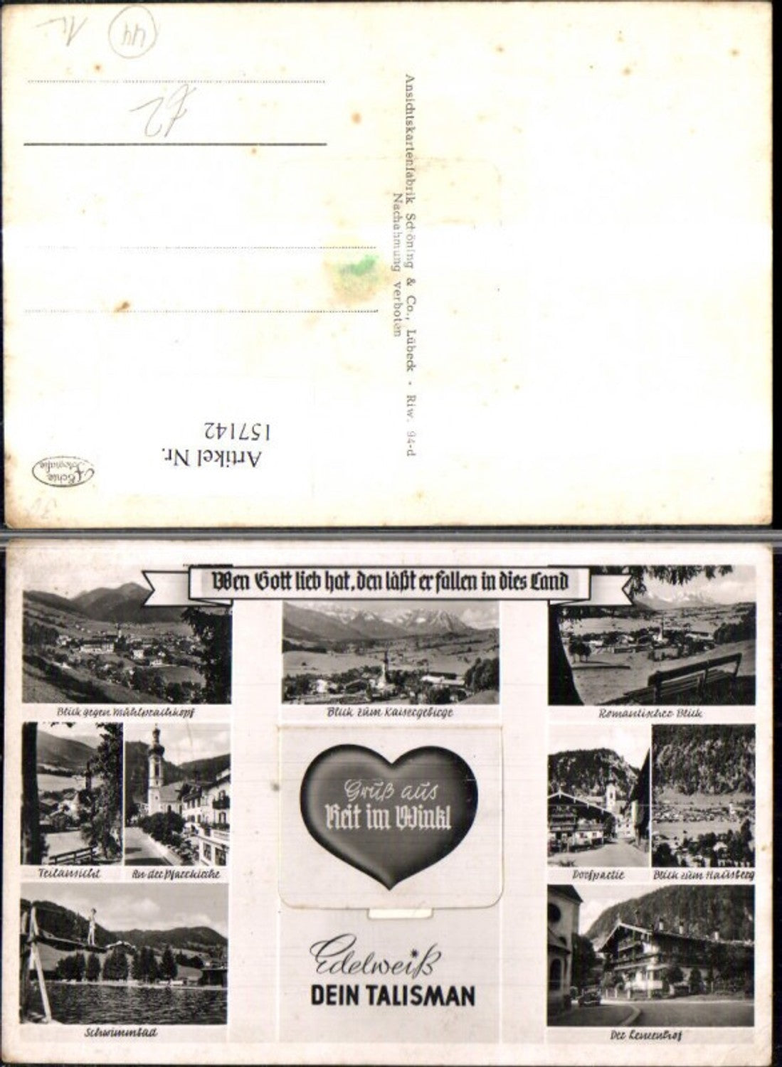 157142,Reit i. Winkel Mehrbild Ak Leporello
