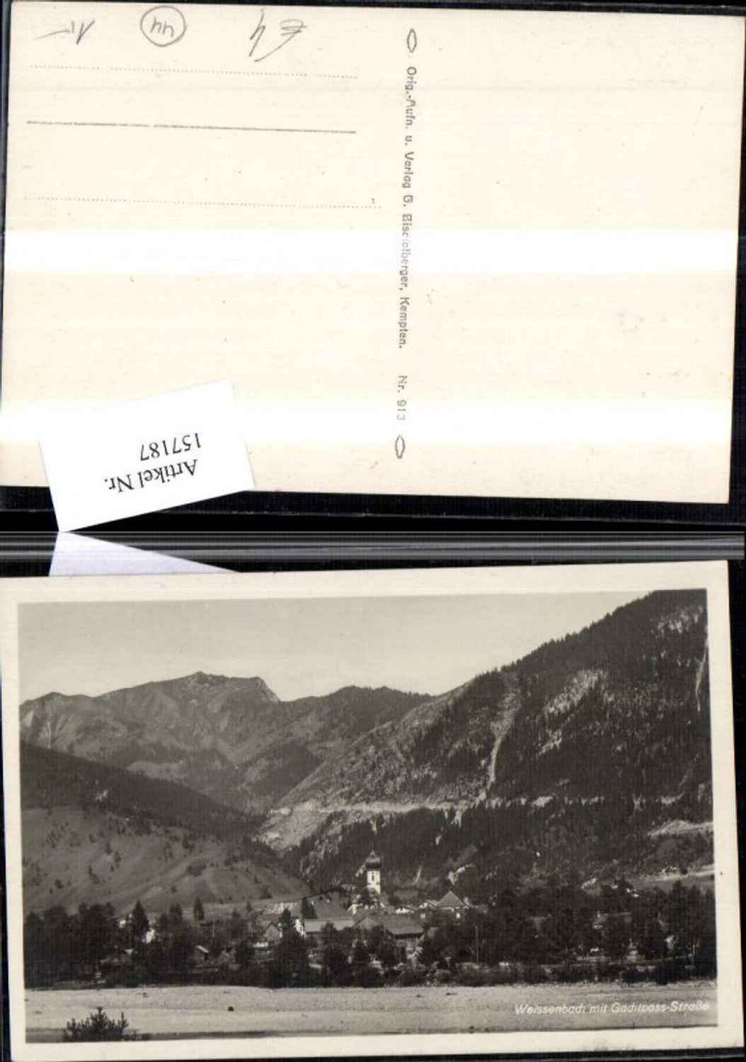 157187,Weissenbach m. Gachtpass Straße