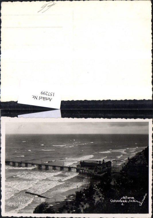 157299,Ostseebad Sellin Rügen Sturm