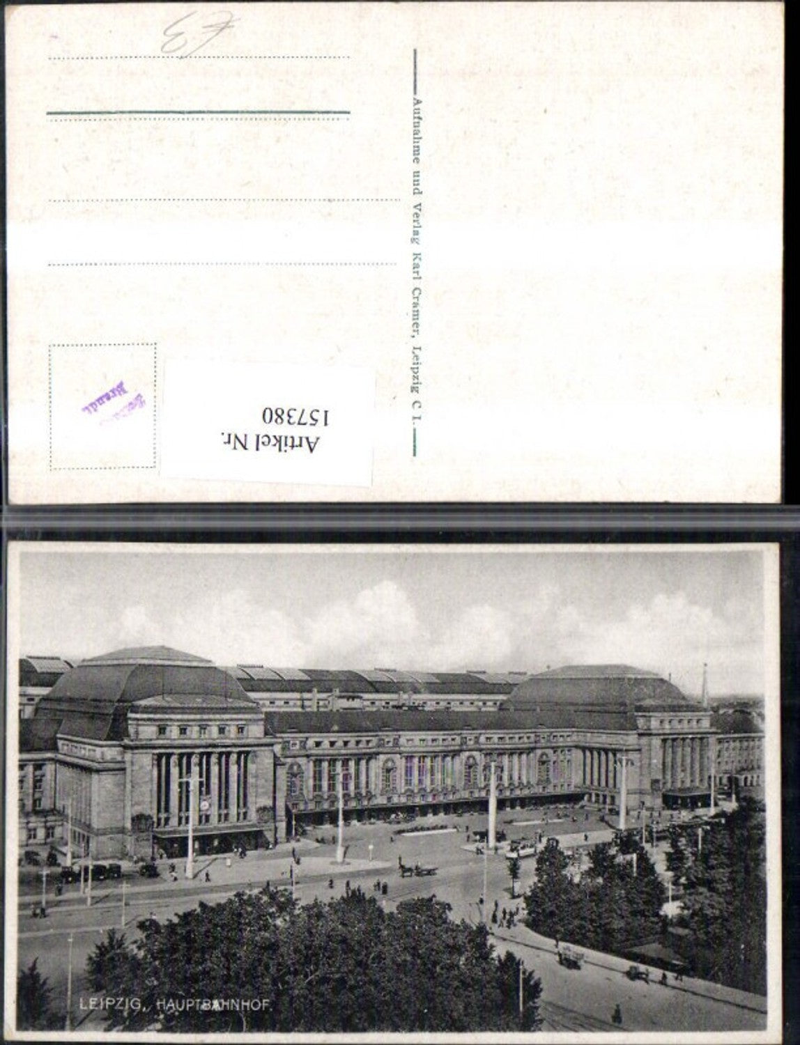 157380, Leipzig Central Station Tram Service