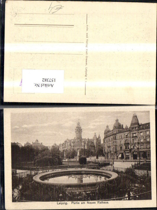 157382,Leipzig Partie a. Neuen Rathaus
