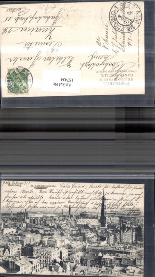 157434,Hamburg St Catharinenkirche Katharinenkirche 1905