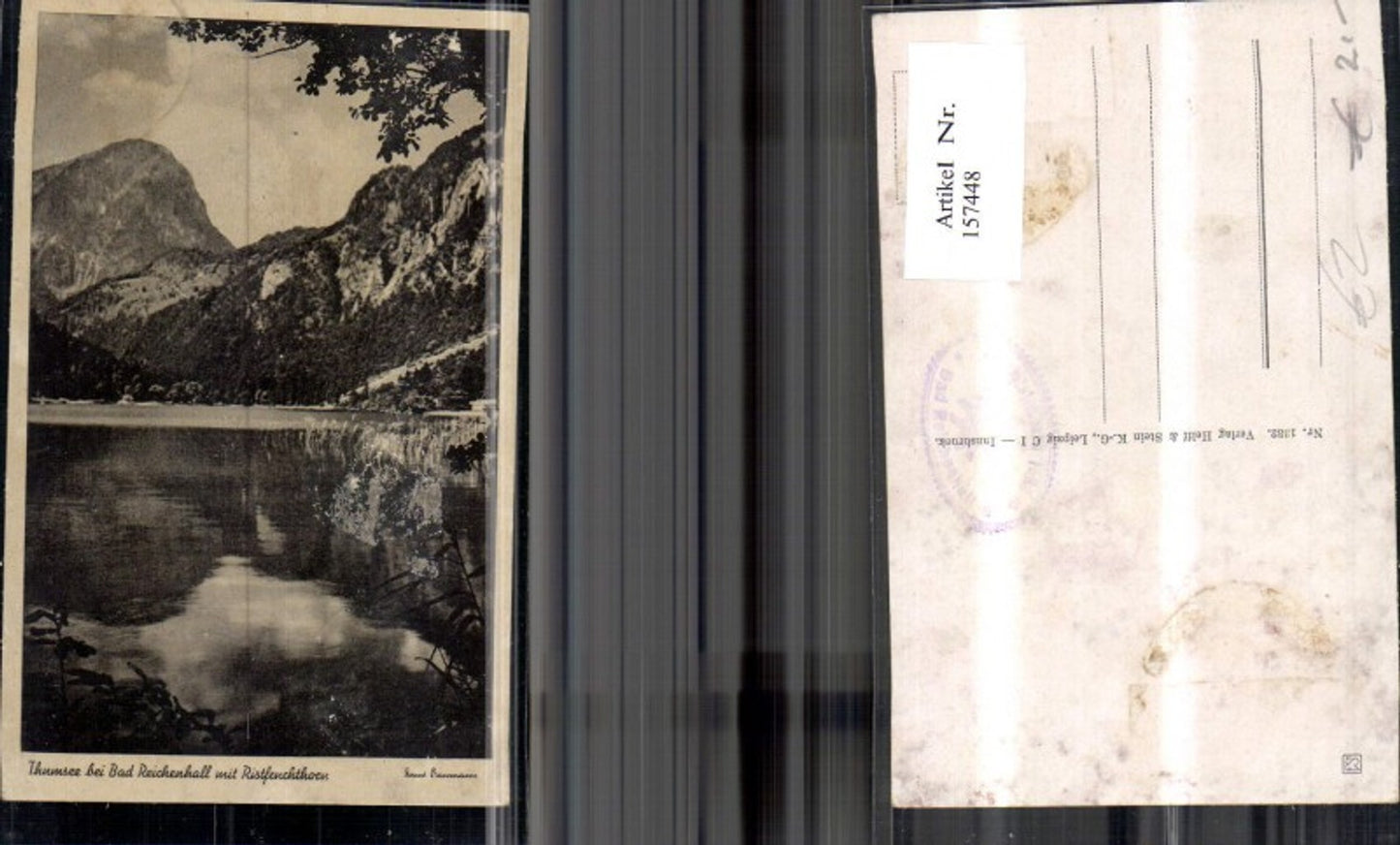 157448,Thunsee b. Bad Reichenhall m. Ristfenchthorn Thunersee