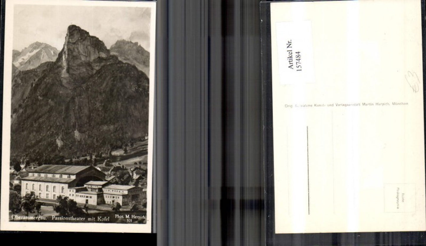 157484,Oberammergau Passionstheater m. Kofel