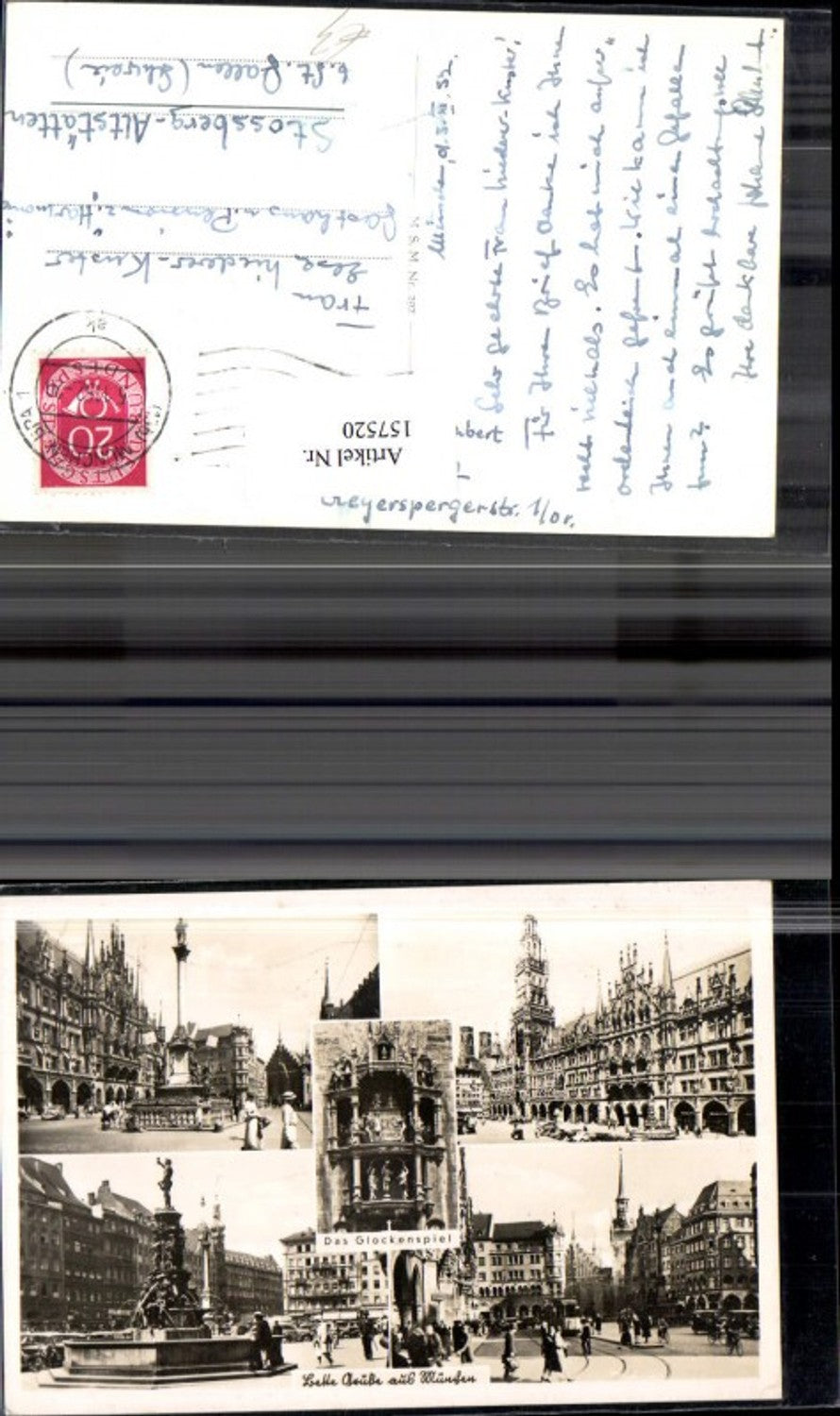 157520,München Mehrbild Ak 1952