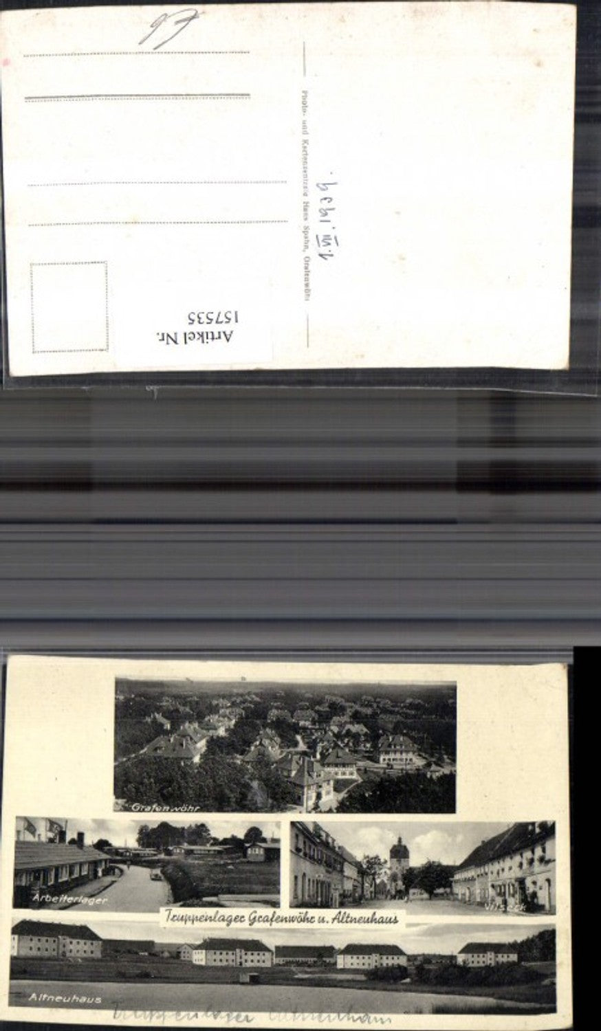 157535,Truppenlager Grafenwöhr u. Altneuhaus Mehrbild Ak 1939
