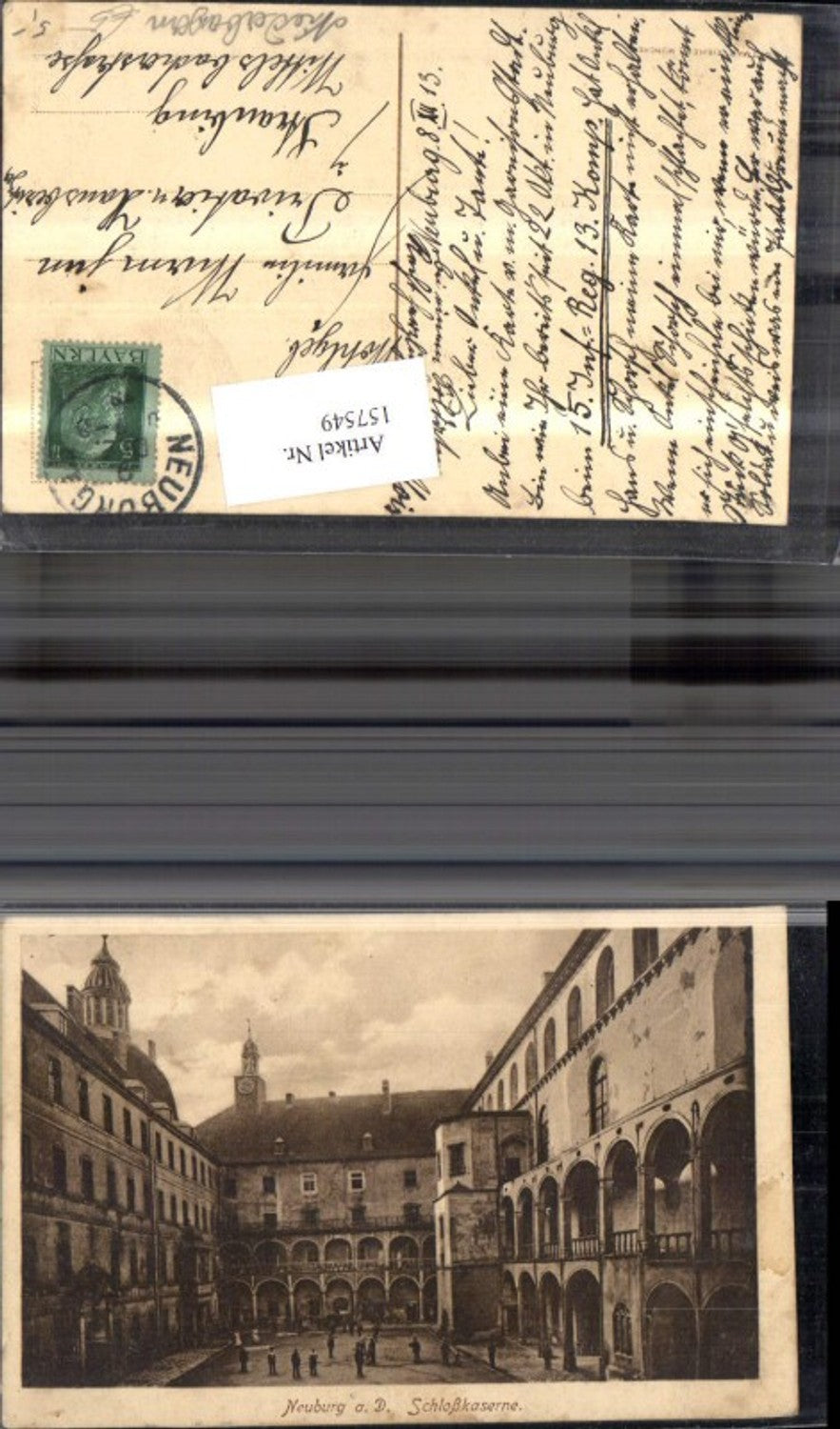 157549,Neuburg a. d. Donau Schloßkaserne Innenhof