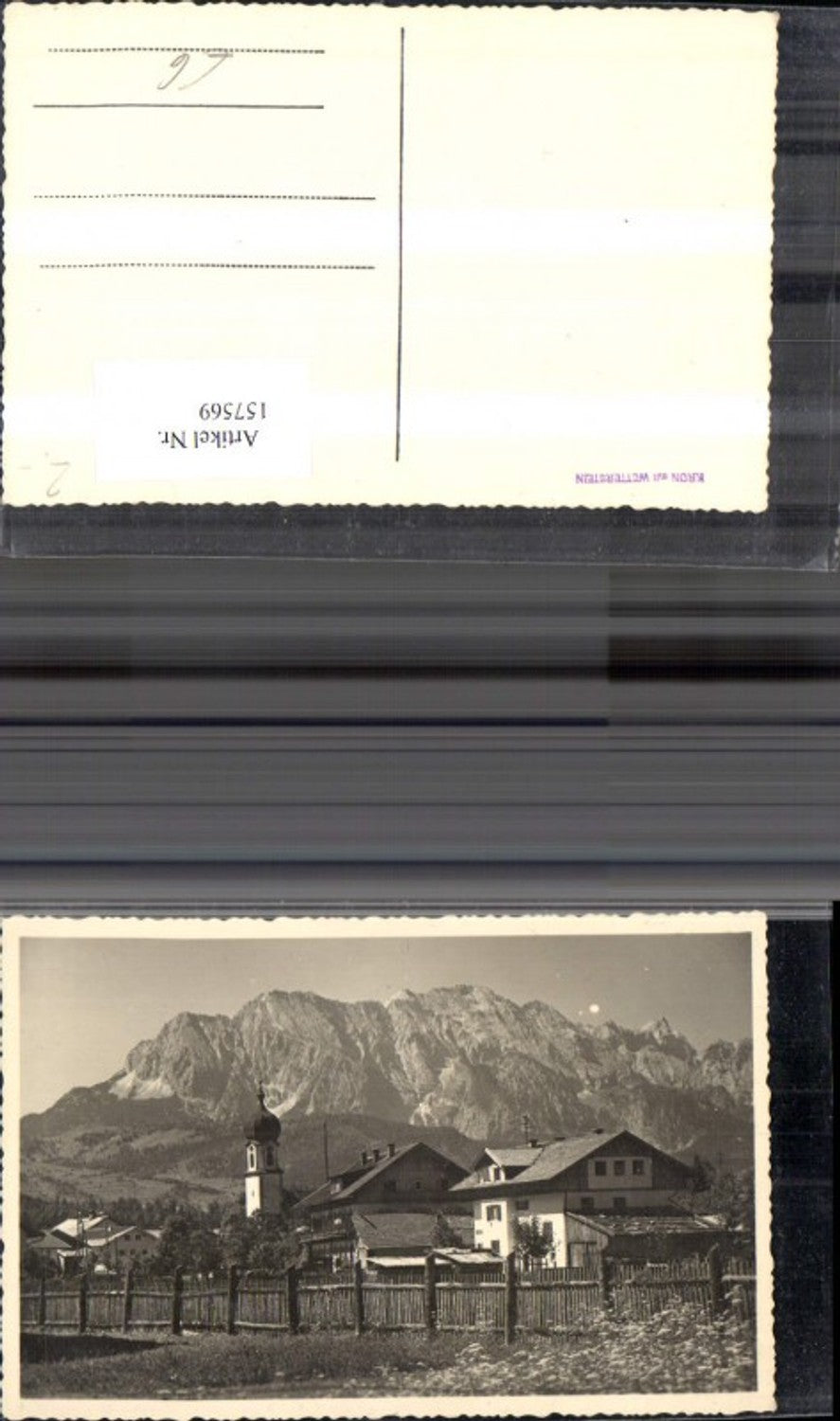 157569,Krün m. Wetterhorn
