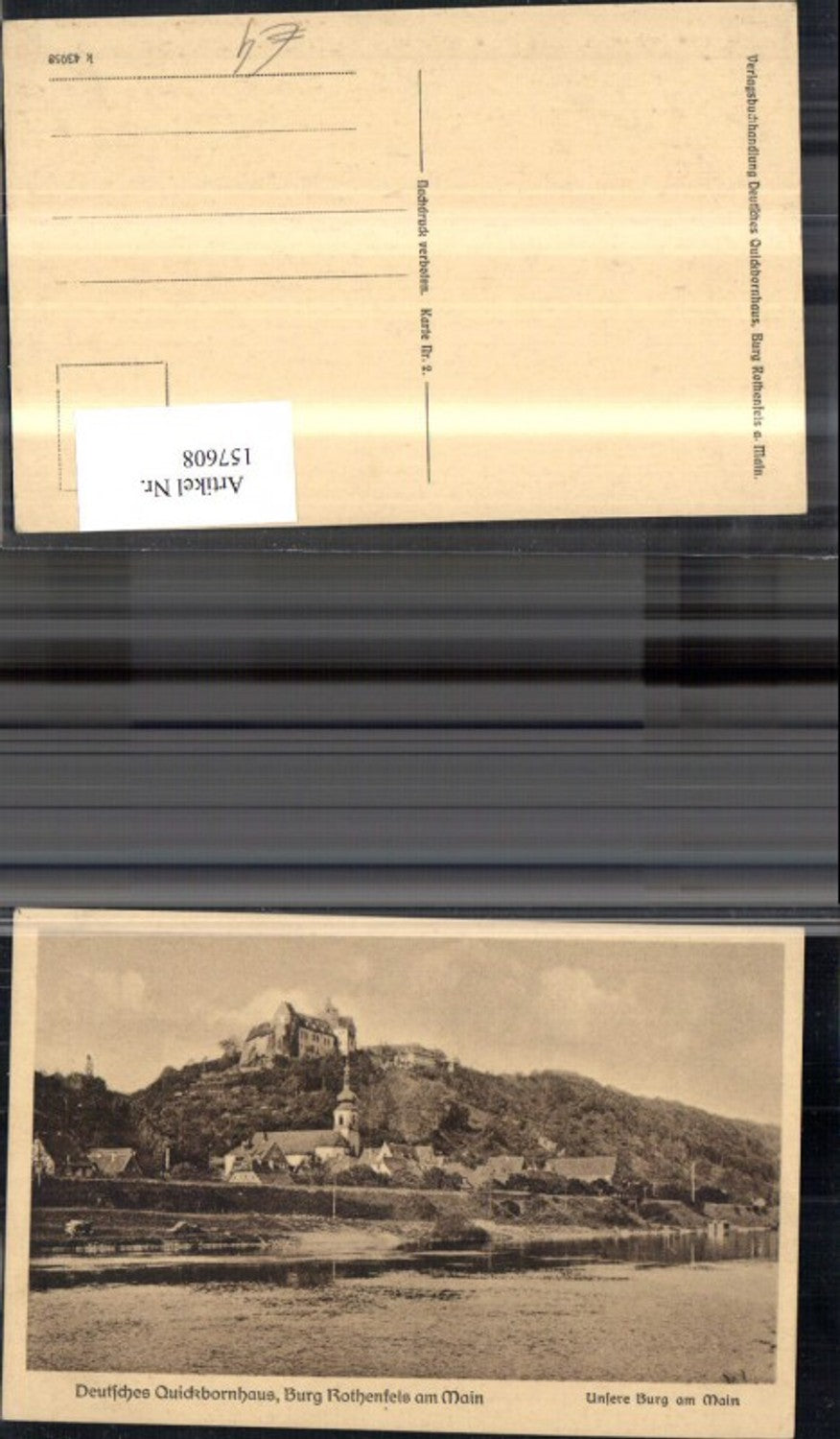 157608,Rothenfels Burg Rothenfels a. Main Untere Burg