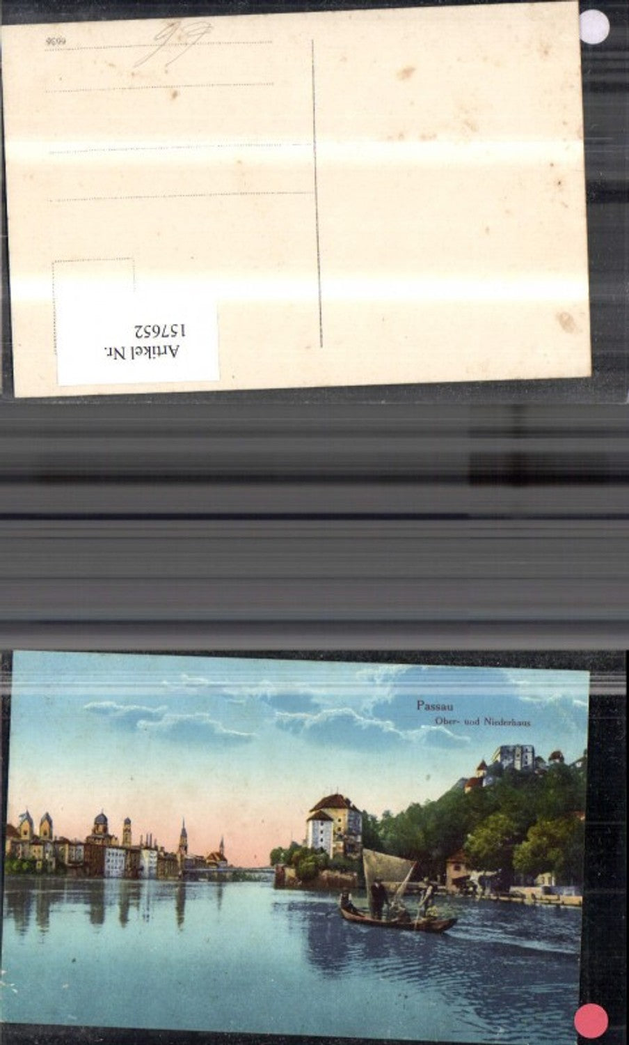 157652,Passau Ober u. Niederhaus Ruderboot Personen