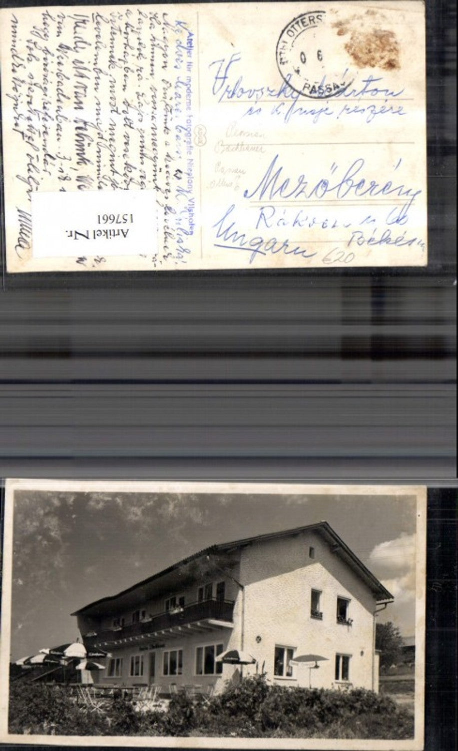 157661,Foto Ak Otterskirchen Pension Buchbauer Windorf