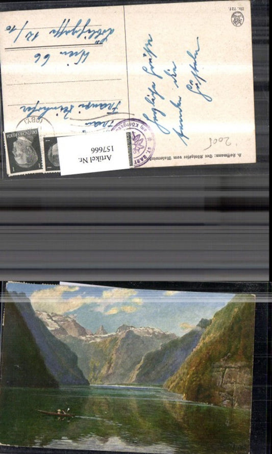 157666,Königsee v. Malerwinkel Ruderboot