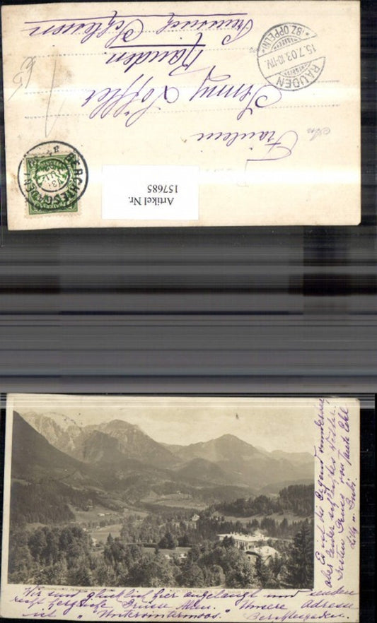 157685,Berchtesgaden geg. d. Hohen Göll 1903