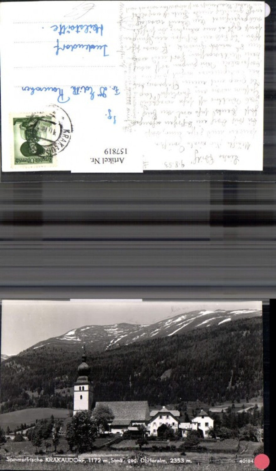 Alte Ansichtskarte – Old Postcard