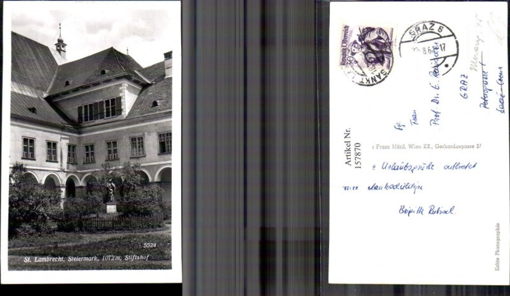 Alte Ansichtskarte – Old Postcard