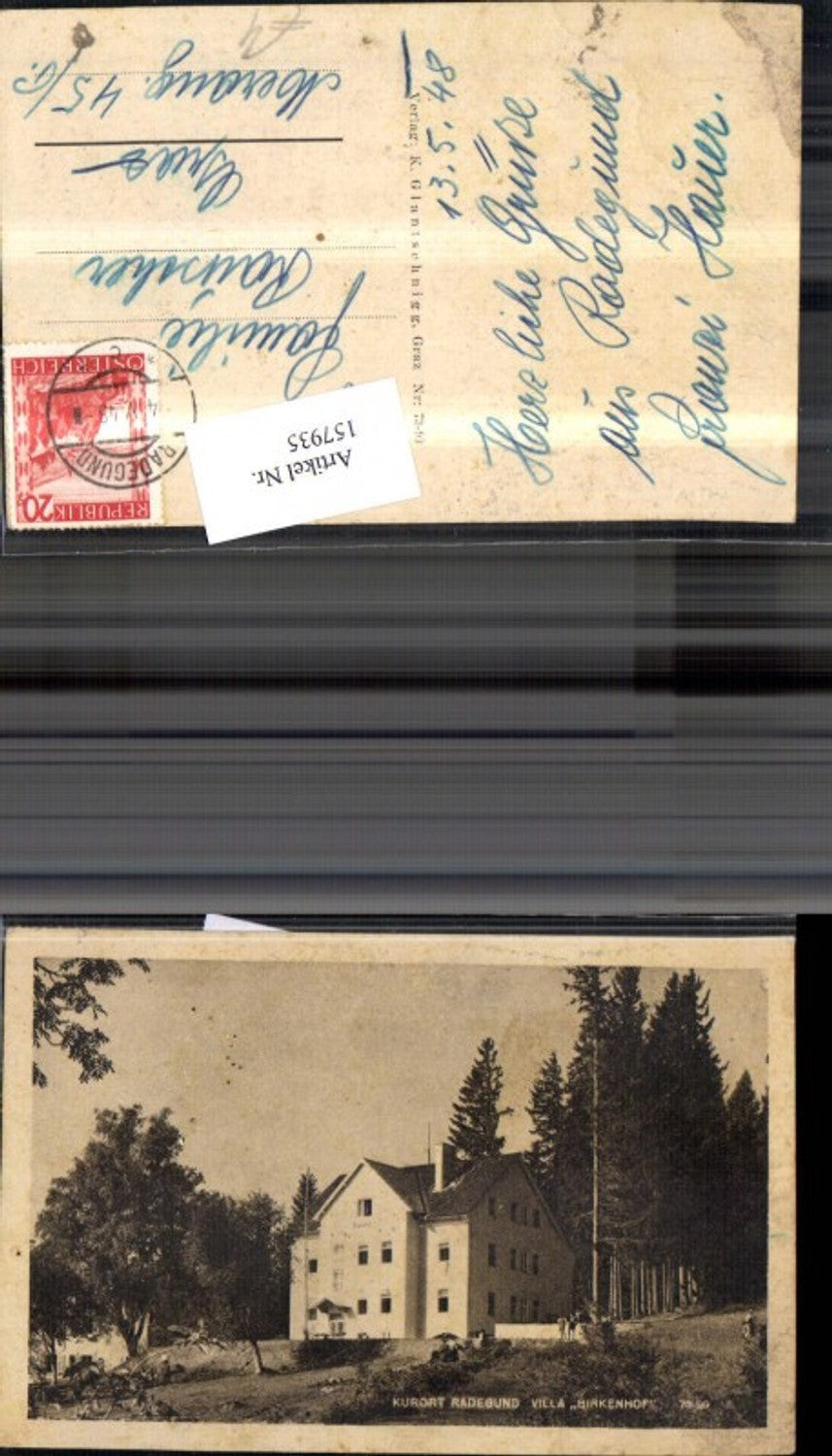 Alte Ansichtskarte – Old Postcard
