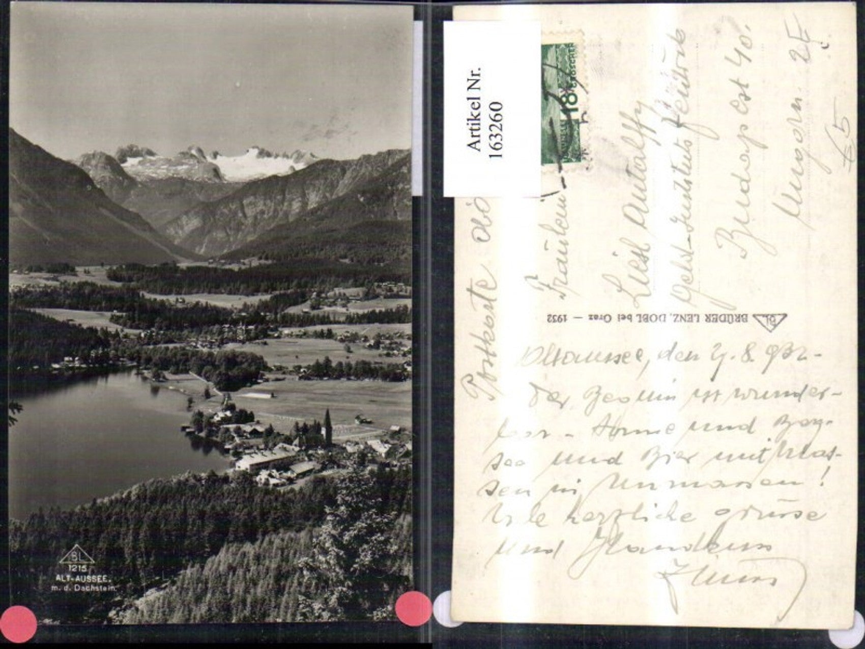 Alte Ansichtskarte – Old Postcard