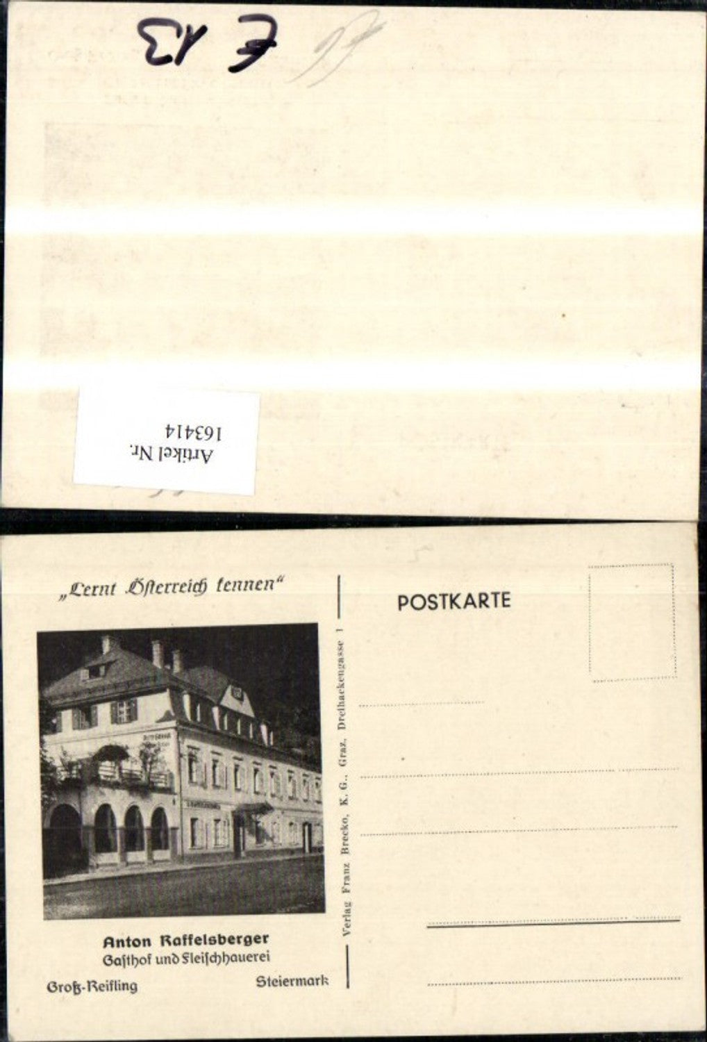 Alte Ansichtskarte – Old Postcard