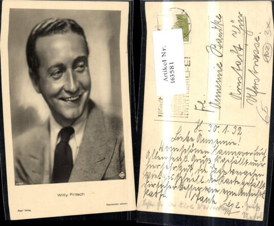 163581,Willy Fritsch pub Ross 6181/1