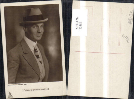 163589,Karl Beckersachs pub RPH Film Sterne 207/1