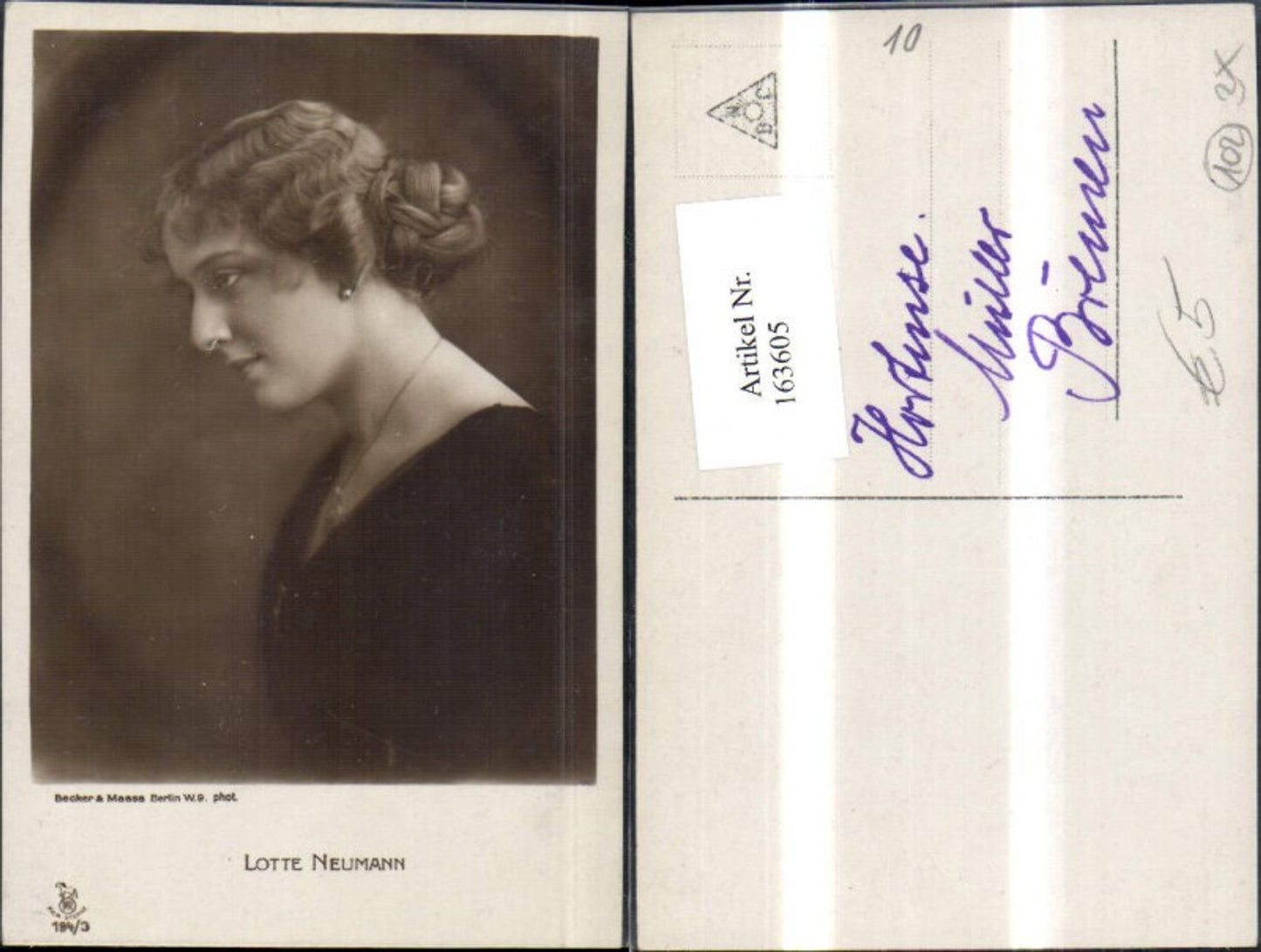 163605,Lotte Neumann pub RPH Film Sterne 194/3