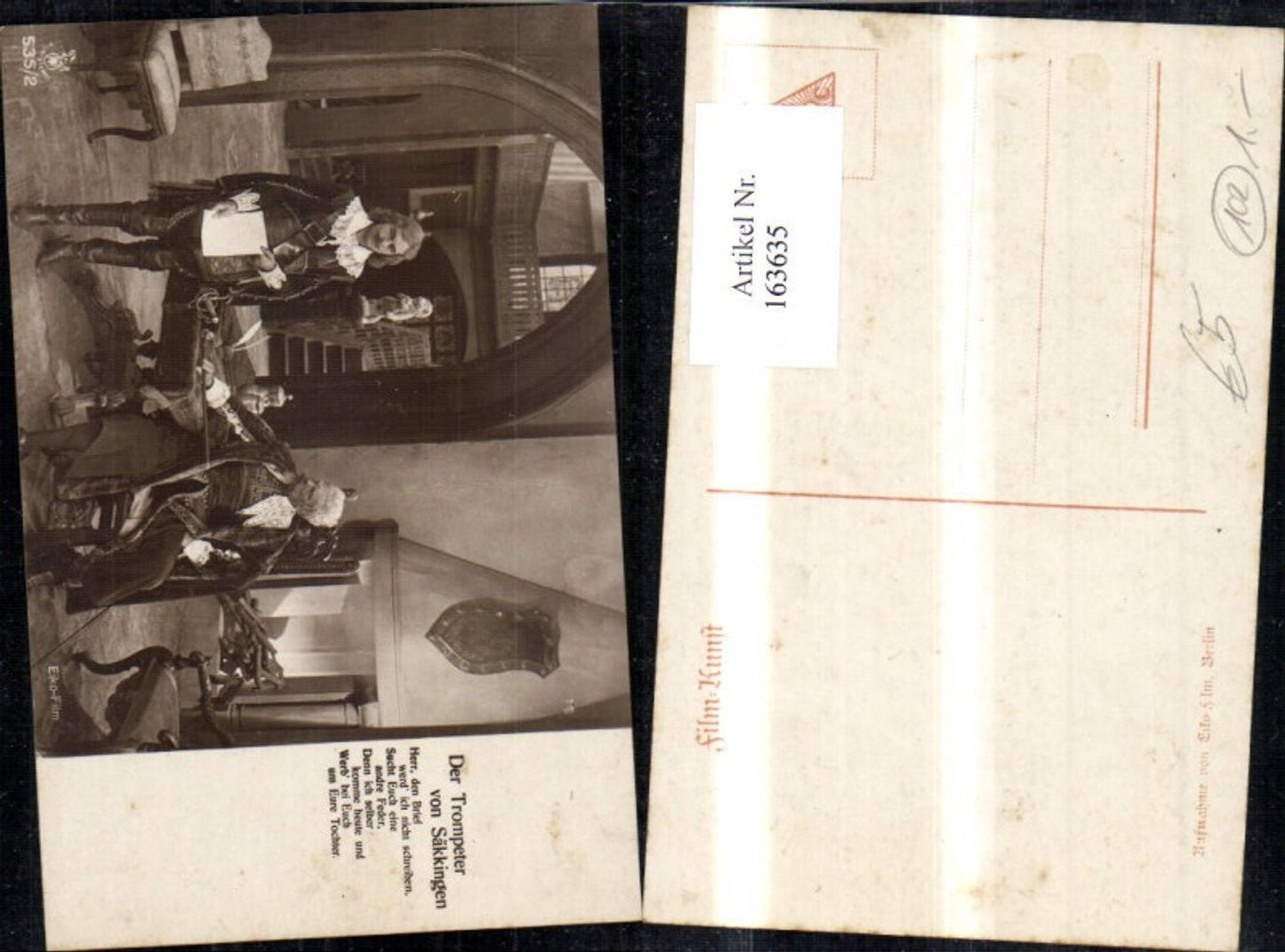 163635,Der Trompeter v. Säkkingen Säckingen pub RPH Film Sterne 535/2