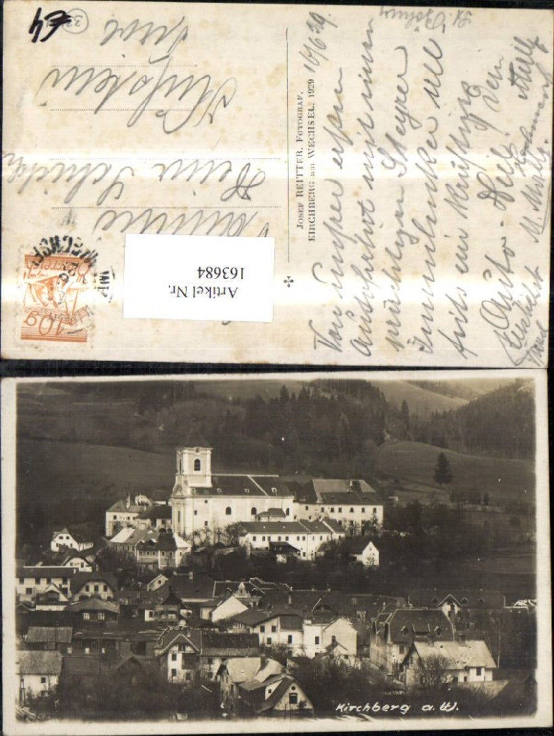 163684,Kirchberg a. Wechsel 1909
