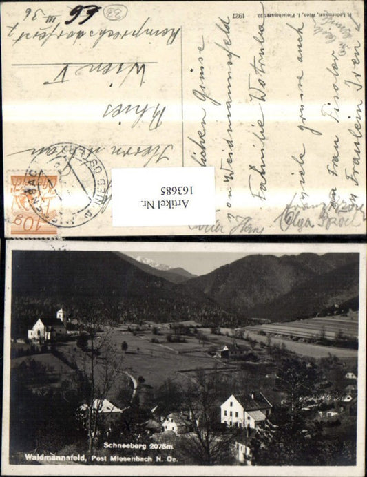 163685,Waidmannsfeld Miesenbach m. Schneeberg